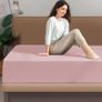Cotton 300TC Hotel Quantity 30 cm Fitted Bedsheets Blush Pink, Double Image 4