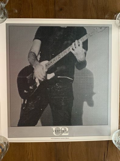 U2 - Vertigo Lithograph - Very Rare