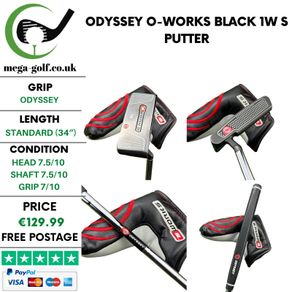 Odyssey O-Works Black 1W S Putter / 34