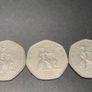 Elizabeth II 2nd portrait 1970 1979 1980 50p uk coins Image 2