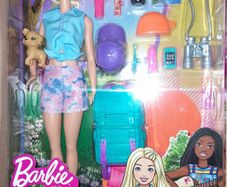 New:  Barbie Malibu Camping Doll With Puppy