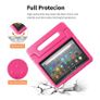 For Amazon Fire 7 2022 12th Gen Case Kids Shockproof Tablet Smart Cover Handle Pink New Image 3