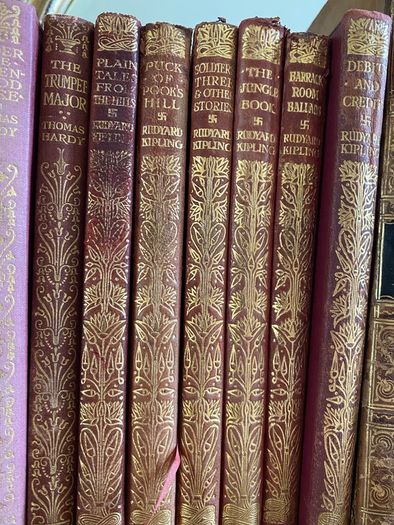 Antique 1920 The works of Rudyard Kipling, 17 volumes, Jungle Book 1920 etc