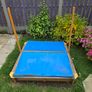 Sand pit with cover. Image 2