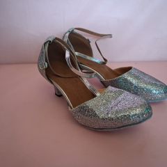 Sparkly heels with Felt soles