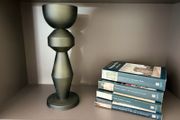 Large Glass Candle Holder - Decorative Sculpture