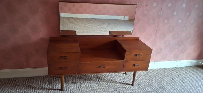 1960's Vintage Teak Dressing Table