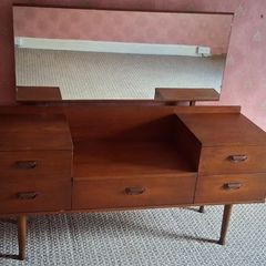 1960's Vintage Teak Dressing Table