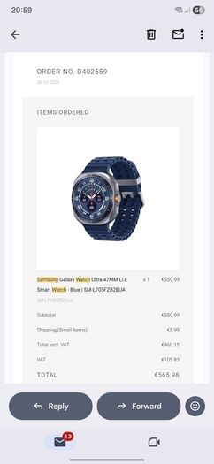 Samsung  Galaxy ultra LTE watch