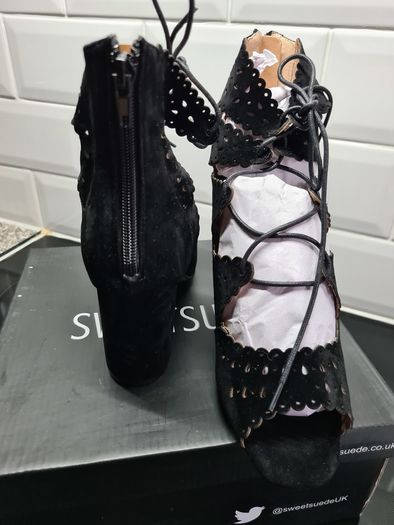 Black Suede Shoes - Brand New!!! Never Worn!!!
