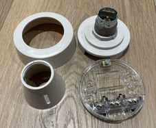 British General B22 Straight Batten Lamp Holder Light Fitting
