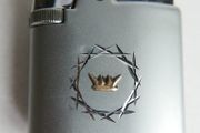 Collectors Vintage Ronson Varaflame Lady's Lighter Brush Silver Retro 50s Small