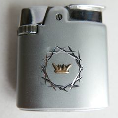 Collectors Vintage Ronson Varaflame Lady's Lighter Brush Silver Retro 50s Small