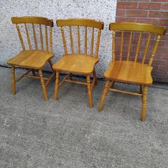 3 kitchen chairs