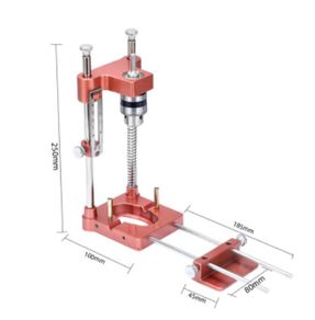 BRAND NEW Alloy Steel Woodworking Drill Locator Mini Bench Drilling Locator Labor Saving Template Guide Tool cutters for wood For Home