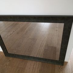 Mirror Dark brown faux leather