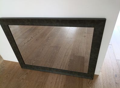 Mirror Dark brown faux leather