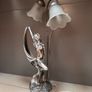 Elegant 26 inch Art Deco Style Table Lamp Sculptural Lady Design Image 2