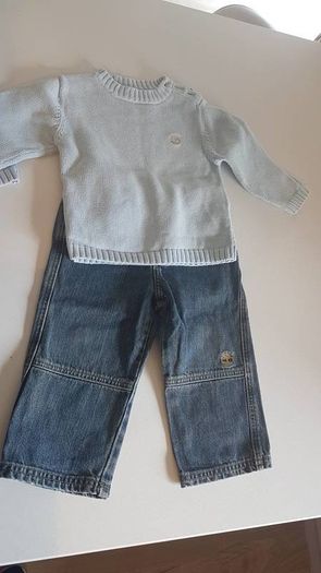 Timberland jumper and jeans set 2-3 years