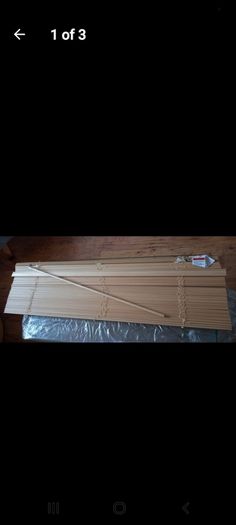 New wooden venetian blind
