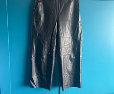 Gerry Weber black faux leather trouser. Size 12