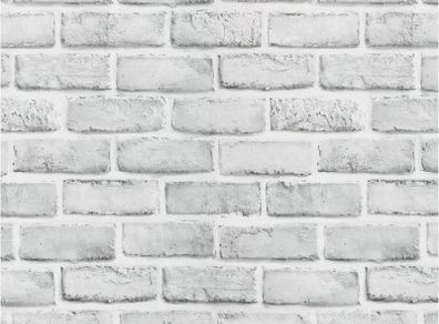 Brick Effect Self Adhesive Wallpaper, Sticky Back Plastic Roll Vinyl, Peel and Stick Wallpaper Suitable for Living Room, Kitchen, Bedroom, 44.5x300cm (FREE POSTAGE)