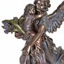 Veronese Guardian Angel with Child Sculpture  Art Nouveau Bronze Finish 27cm Image 4