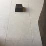 Two distressed leather sofas and a fabric sofa bed Image 6