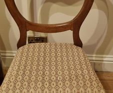 Victorian balloon back chair