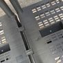 Two 5 Tier plastic shelving units, black plastic Image 5