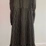 Amazing Zara black and gold long print dress XS Image 2
