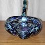 Vintage Murano style glass iridescent swan bowl/ tray Image 5