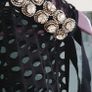 fumblin' foe black mesh dress with embellished shoulder detail Sz M (Fit 8 - 12 UK) - Rrp 149 Image 4