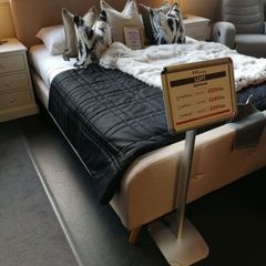 Queen size bed frame disassembled