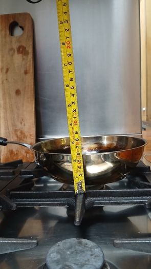 100% Stainless Steel professional Pan 20cm Bergner