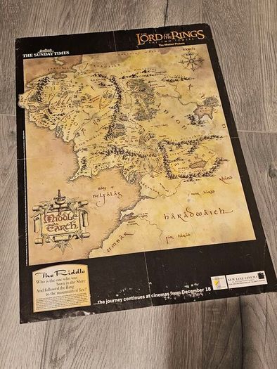 Lord of the Rings Poster - Sunday Times