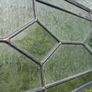 Pair of Vintage Leaded Stained Glass Window Image 4