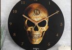 Alchemy Omega Cranium  Skull Clock