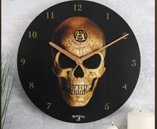 Alchemy Omega Cranium  Skull Clock