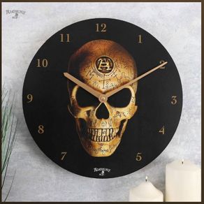 Alchemy Omega Cranium  Skull Clock