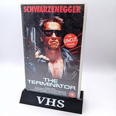 The Terminator The Uncut Version Vhs Tape - Rare Retro Movie Vintage Film 1984