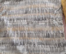 Cushion covers .Size 45/45 .Grey and ochre colour x 5 plus 3 ochre covers .Very good condition .15 euro q
