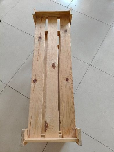 Wooden shoe rack