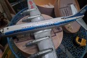 Vintage Tin Plate Toy Aeroplane
