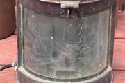 Old copper light