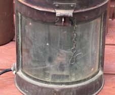 Old copper light