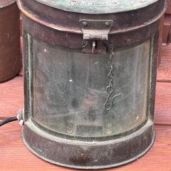 Old copper light