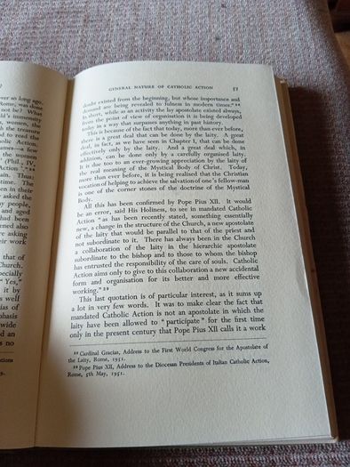 1959 Rare Find. What is Catholic Action? An Introduction to the lay Apostolate. Jeremiah Newman. Religious. Vintage.