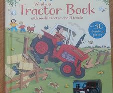 Poppy & Sam's wind up tractor book
