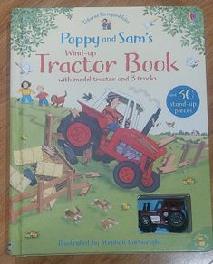 Poppy & Sam's wind up tractor book